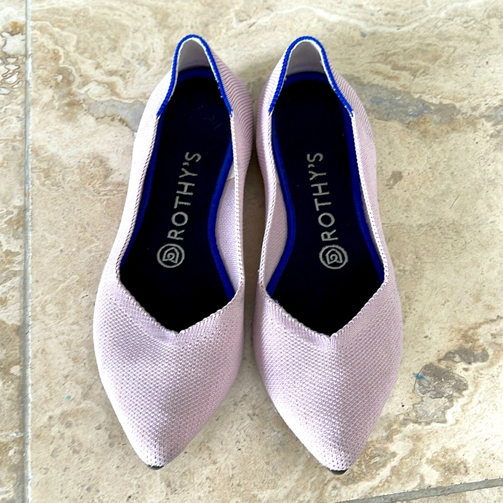 Rothy’s light pink, size 7